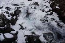Ice Textures ingvellir Iceland 