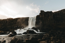 Iceland waterfall  IG visualgrafix