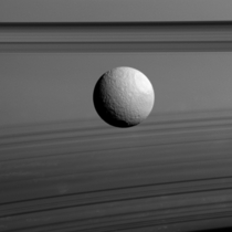 Ices and Shadows Saturns moon Tethys 
