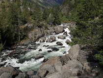 Icicle River Gorge in Leavenworth Washington 