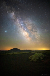 Idaho has dark night skies where you can easily see the Milky Way