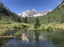 If you want more Colorado - the washed scenic loop trail early July above Maroon Lake - Maroon Bells   x 