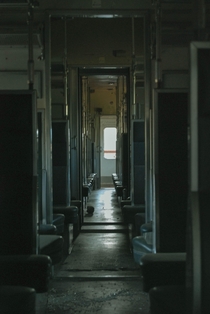 In an abandoned train As Belgium