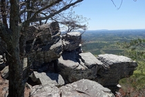 In Cheaha State Park near the highest point in Alabama 