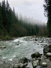 In love with the Pacific Northwest Cascade Creek British Columbia Canada  OC