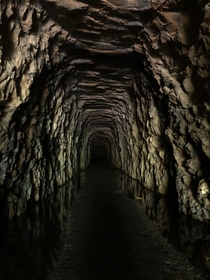 Incomplete Civil War era railroad tunnel South Carolina