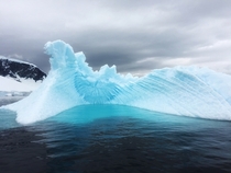 Incredible iceberg in Antarctica spotted a few days ago  OC