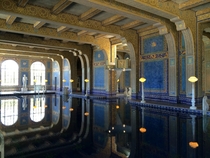 Indoor Pool at Hearsts Castle San Simeon California Julia Morgan Architect 