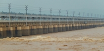 Indrapuri Barrage across the Son River in Rohtas district of the Indian state of Bihar 