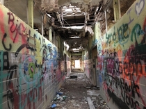 Inside abandoned school in Ohio
