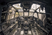 Inside the cockpit of an abandoned French military aircraft  Photographed by Mark Taken-By-Me