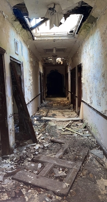 Inside the derelict insane asylum near my town