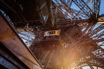 Inside the Eiffel Tower 