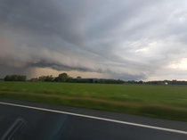 Interesting cloud forming in The Netherlands
