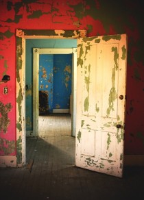 Interior Doors - Abandoned s Home - Florence Alabama 
