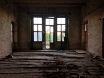 Interior of an abandoned castle