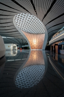 Interior of Beijing Daxing Airport