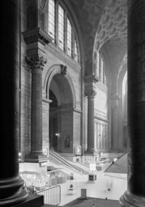 Interior of Pennsylvania Station New York a year before demolition