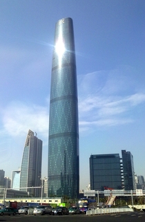 International Finance Centre Guangzhou China  designed by Wilkinson Eyre