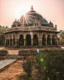 Isha Khans Tomb Located in the same complex as the Humyauns Tomb New Delhi The tomb of Isa Khan was built during his lifetime between - 