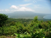 Isla de Ometepe Nicaragua  The view from one volcano to another