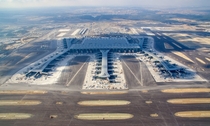Istanbul New Airport the worlds largest currently under construction 
