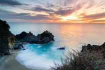 It took me four trips to bet a shot without the marine layer McWay Falls California