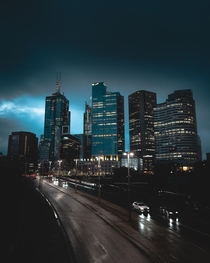 It was a gloomy evening in Melbourne