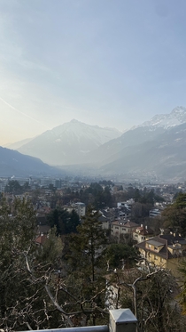Italy is actually part of the alps Merano South Tyrol Italy
