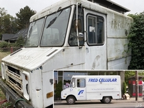 Its only been a few years but the Fred Cellular truck from Portlandia is being reclaimed by our property