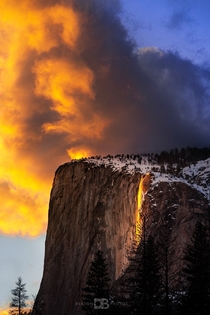 Its that time of year again Here is my best shot of the Firefall natural phenomenon at Yosemite National Park Hope you enjoy  - IG BersonPhotos