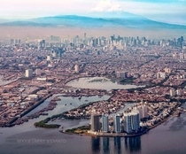 Jakarta from the sky