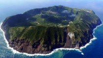 Japanese Volcanic Island Aogashima 