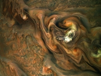 Jet stream N in Jupiters northern hemisphere as seen by the Juno probe
