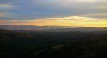 John Day Valley eastern Oregon at Sunset 