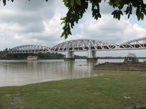 Jubilee Bridge across River Hooghly in Naihati 