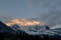 Jungfrau after a cloudy day 