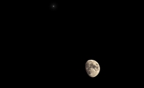 Jupiter and the Moon - 