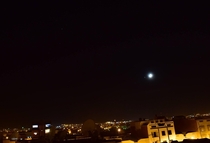 Jupiter meets the moon From saudi arabia