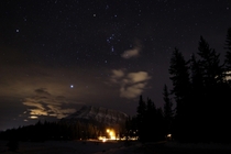 Just another Banff photo with Orions Belt Sirius and Betelgeuse  x