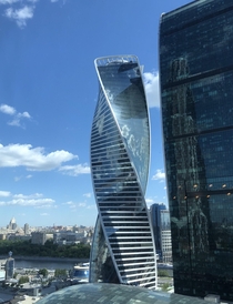 Just look at those curves Moscow Evolution Tower