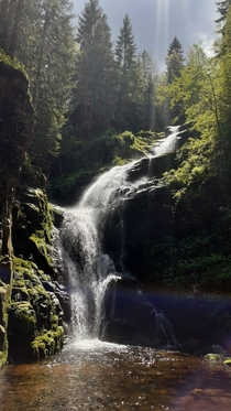 Kamieczyka Waterfall Poland 