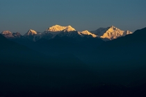 Kanchenjunga rd highest mountain in the world OC
