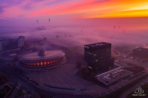 Katowice at dawn
