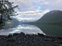 Kenai Lake in Cooper Landing Alaska 