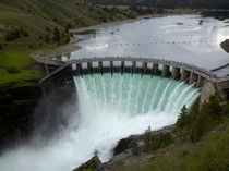 Kerr Dam near Polson Montana 