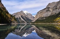 Kinney Lake in Mt Robson Provincial Park BC 