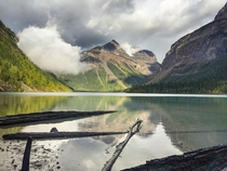 Kinney lake in Mt Robson Provincial Park BC 