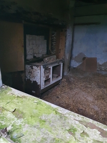 Kitchen inside an old Irish farmhouse