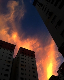 Kolkata India I sky i captured with just a simple click without toggling any sorta manual settings Insane